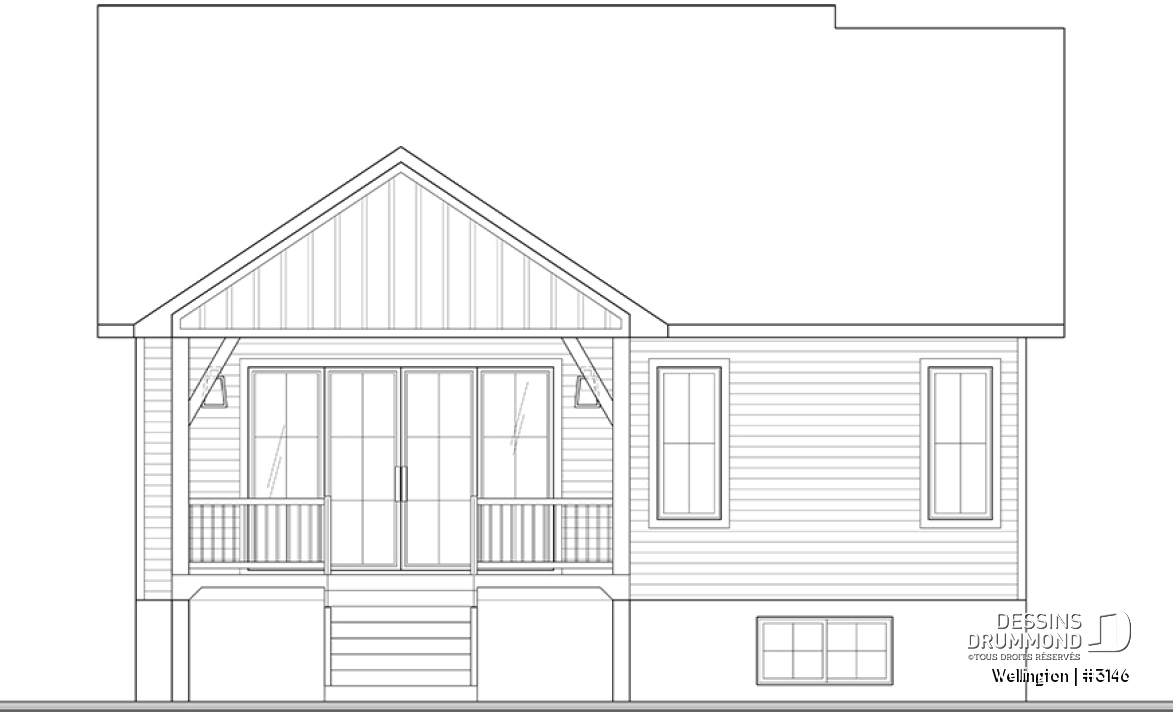 Vue arrière - MODÈLE DE BASE - Wellington