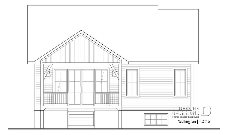 Vue arrière - MODÈLE DE BASE - Wellington