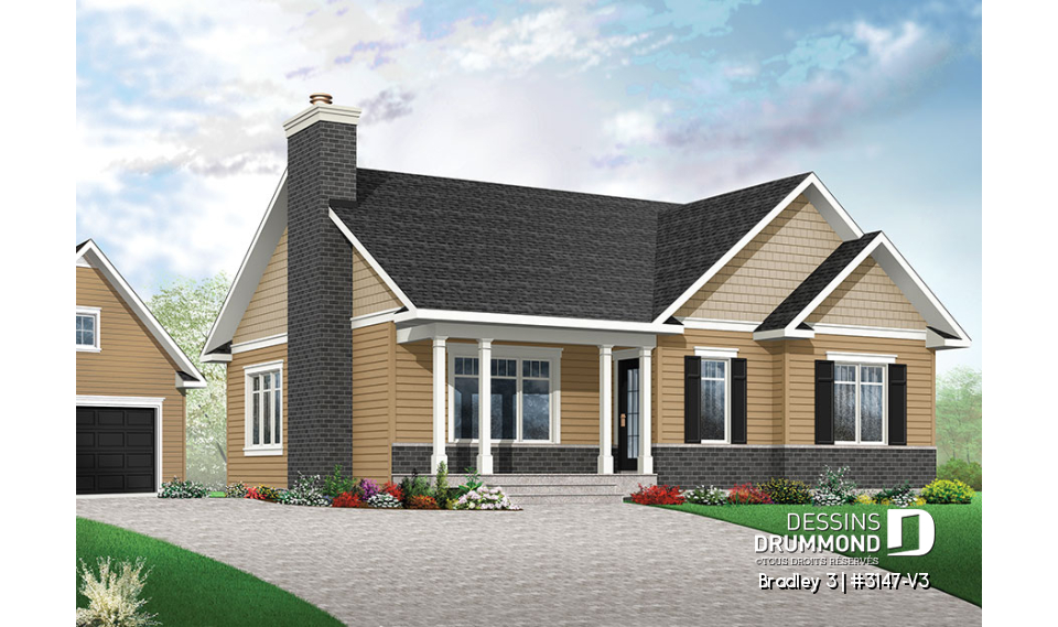 Vue avant – Modèle ORIGINAL - Bradley 3