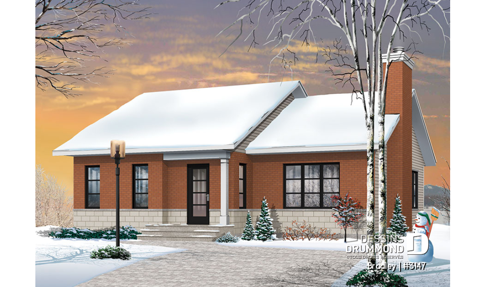 Vue avant - MODÈLE DE BASE - Bradley