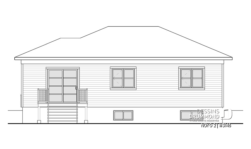 Élévation arrière - NOYO 2