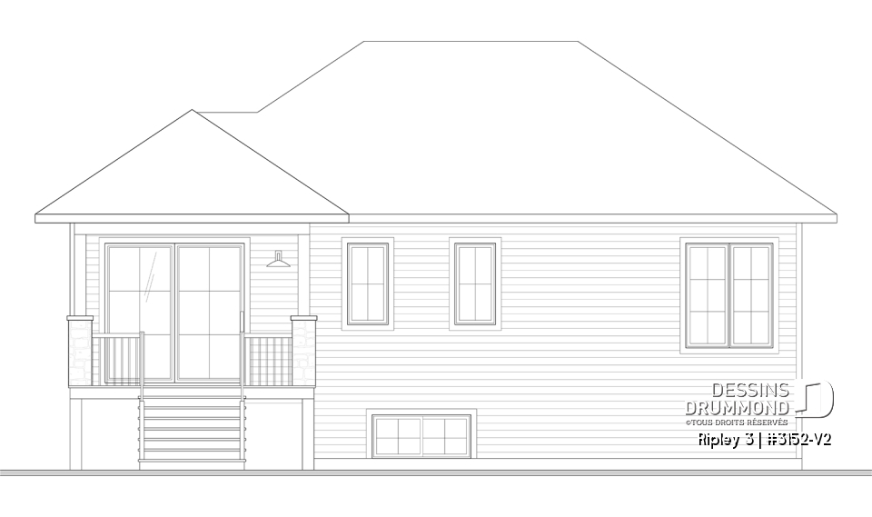 Élévation arrière - Ripley 3