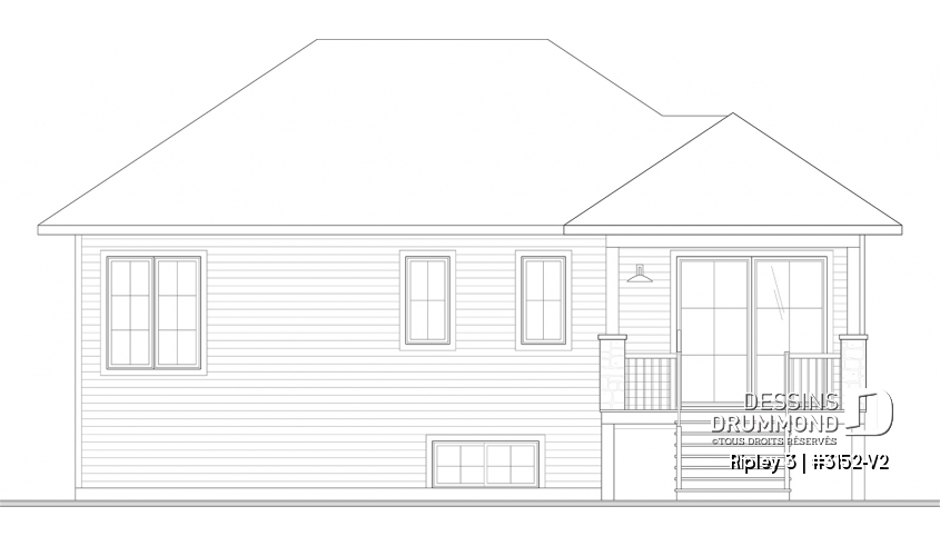 Élévation arrière - Ripley 3