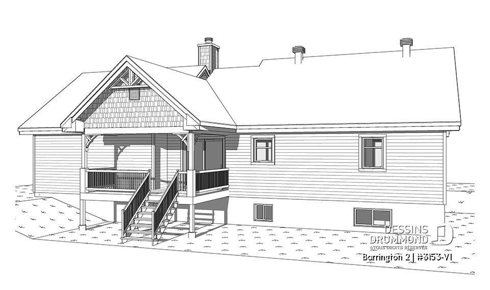 Vue arrière - MODÈLE DE BASE - Barrington 2