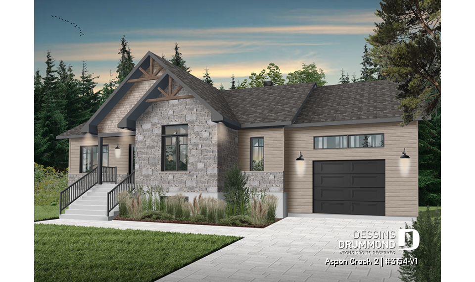 Version couleur no. 3 - Vue avant - Aspen Creek 2