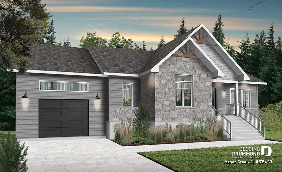 Vue avant - MODÈLE DE BASE - Aspen Creek 2