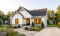Vue avant - MODÈLE DE BASE - Plan de maison plain-pied Farmhouse, bureau, jusqu’à 5 chambres, sous-sol aménagé optionnel ($) - Aspen Creek 3