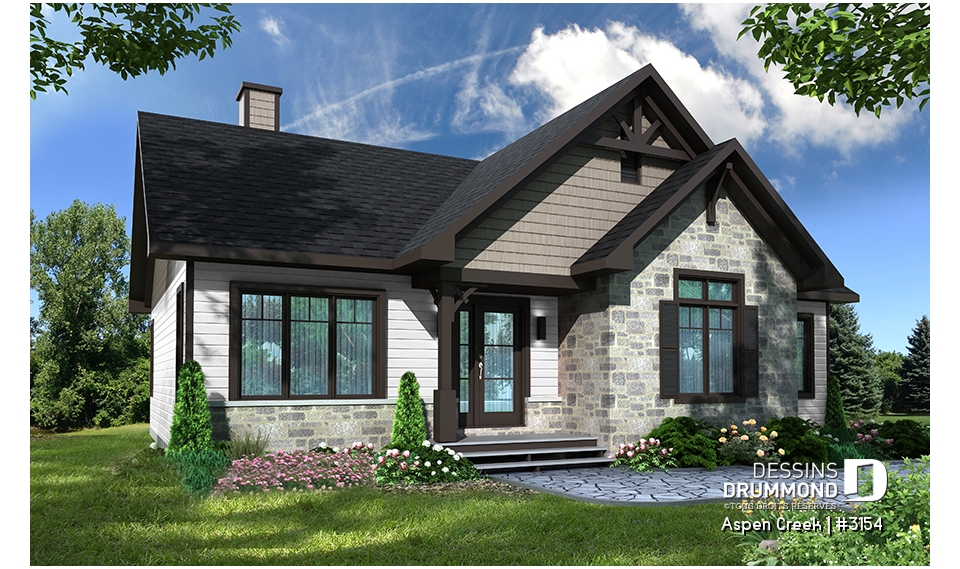 Vue avant - MODÈLE DE BASE - Aspen Creek