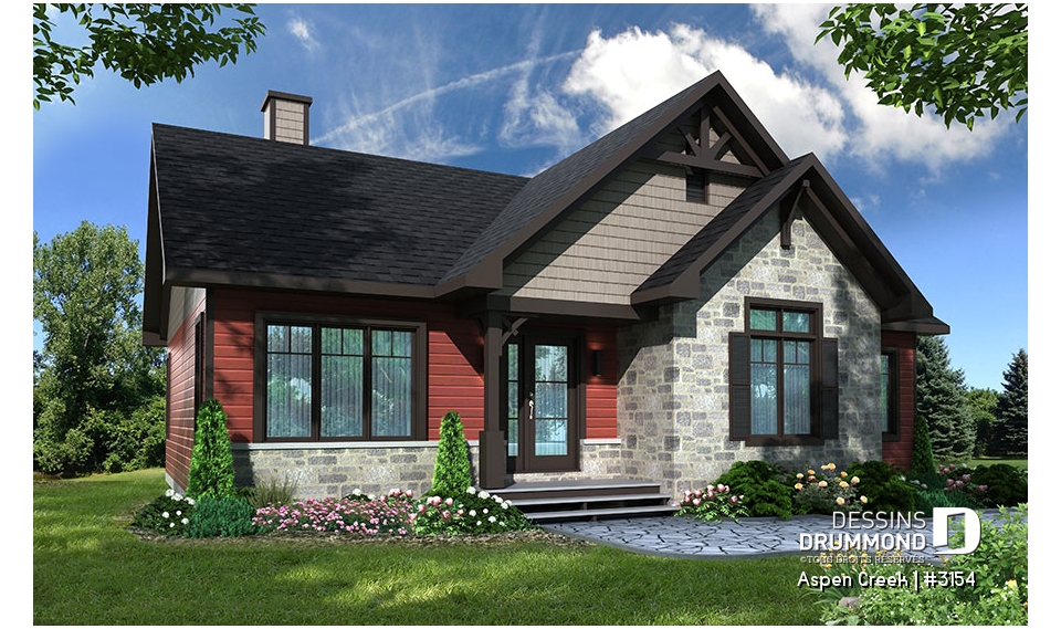 Vue avant - MODÈLE DE BASE - Aspen Creek