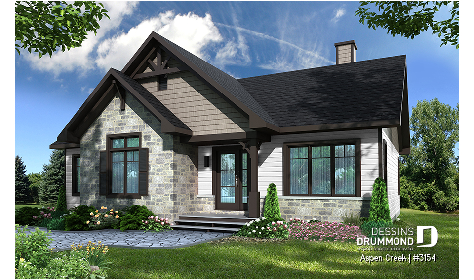 Vue avant - MODÈLE DE BASE - Aspen Creek