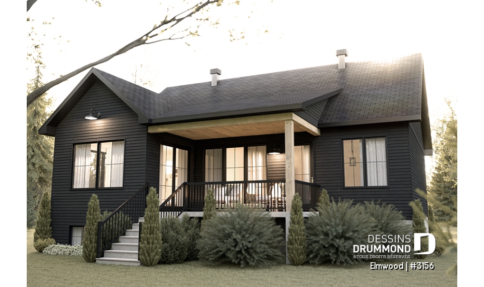 Vue arrière - MODÈLE DE BASE - Elmwood