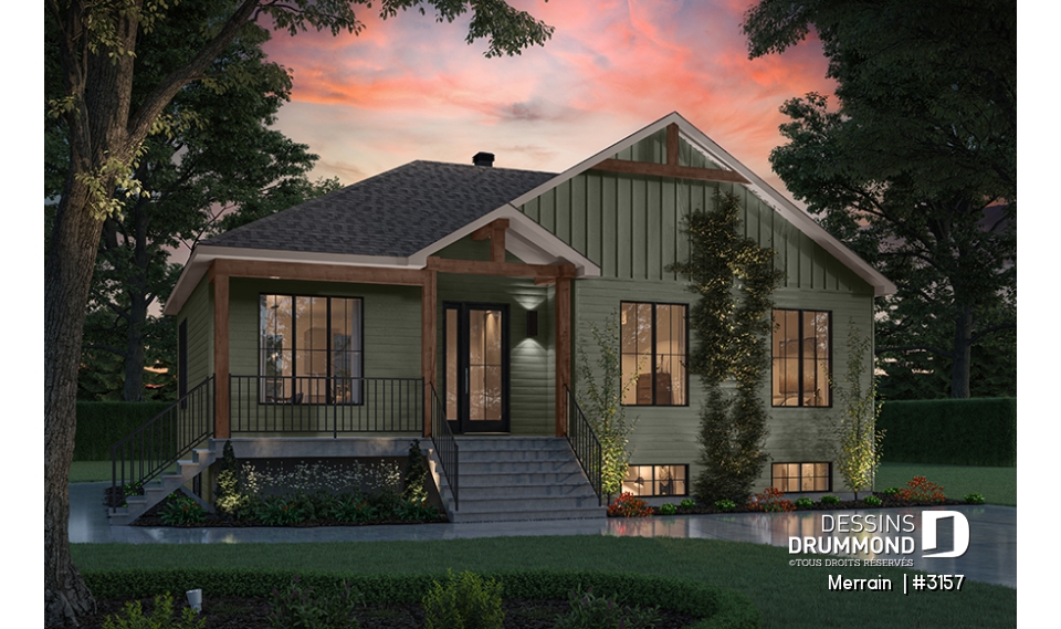 Version couleur no. 1 - Vue avant - Merrain 