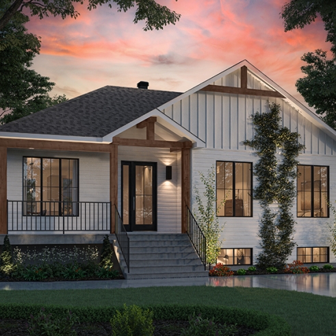 Vue arrière - MODÈLE DE BASE - Merrain 