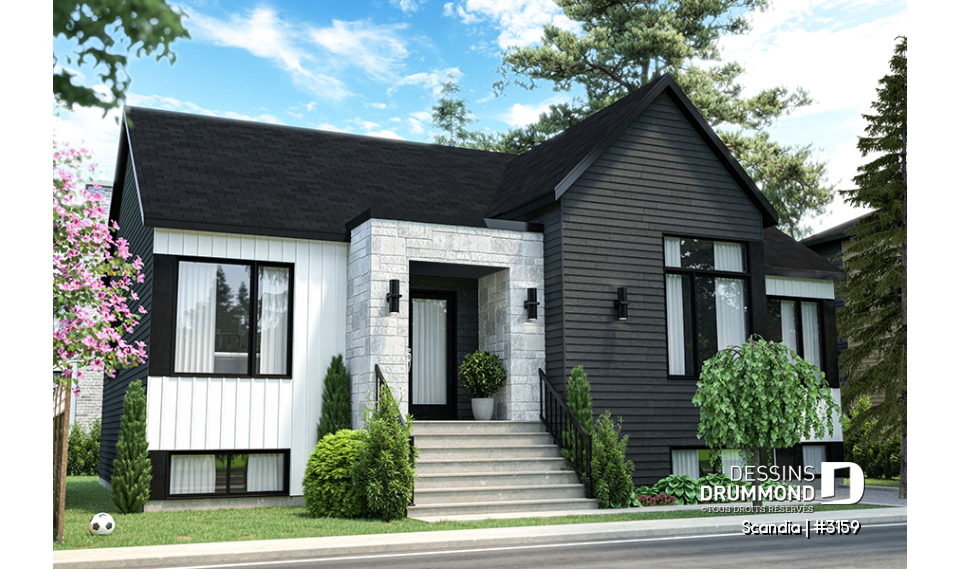 Version couleur no. 1 - Vue avant - Scandia