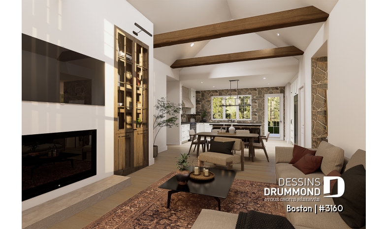 Photo Salle de séjour - Boston