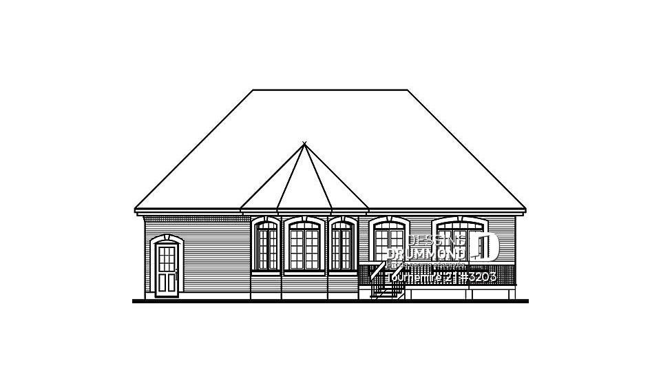 Élévation arrière - Tournemire 2