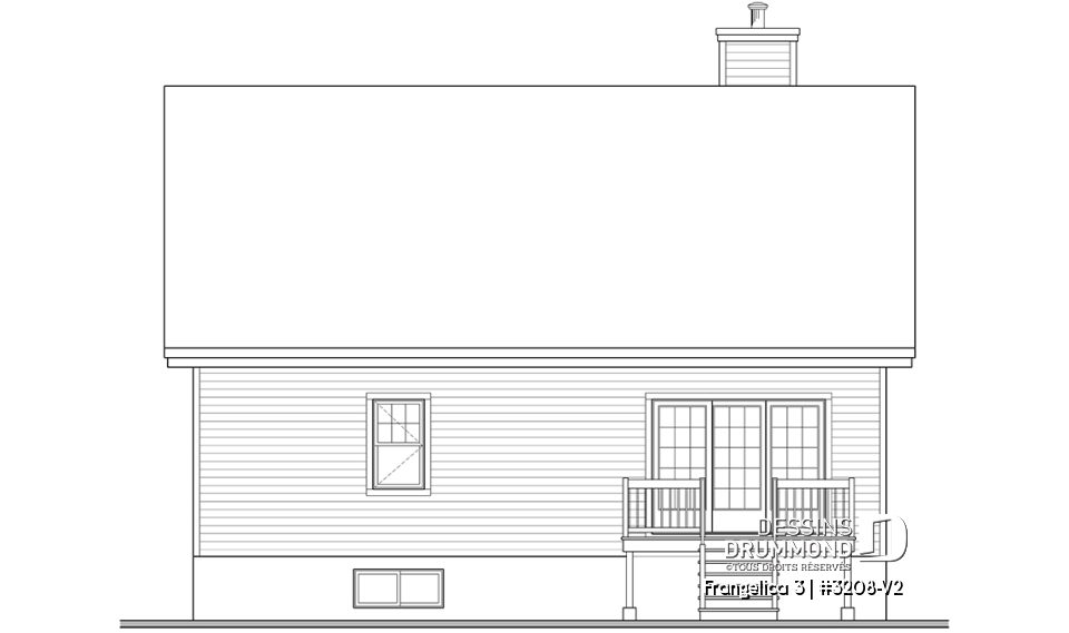 Élévation arrière - Frangelica 3