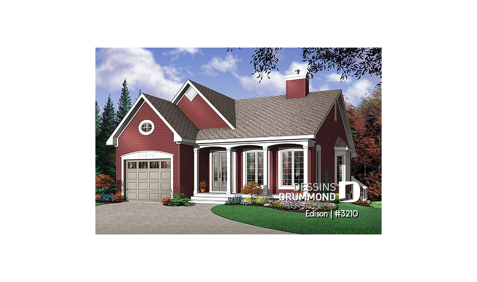 Vue avant - MODÈLE DE BASE - Edison