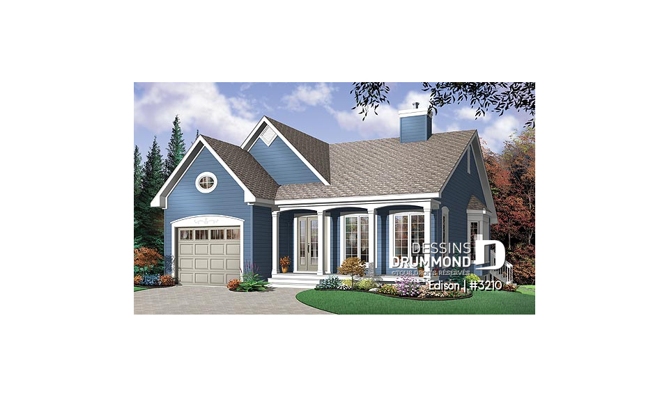 Vue avant - MODÈLE DE BASE - Edison