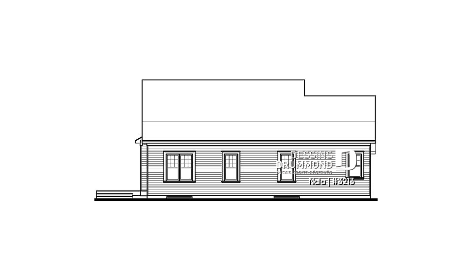 Élévation arrière - Nala