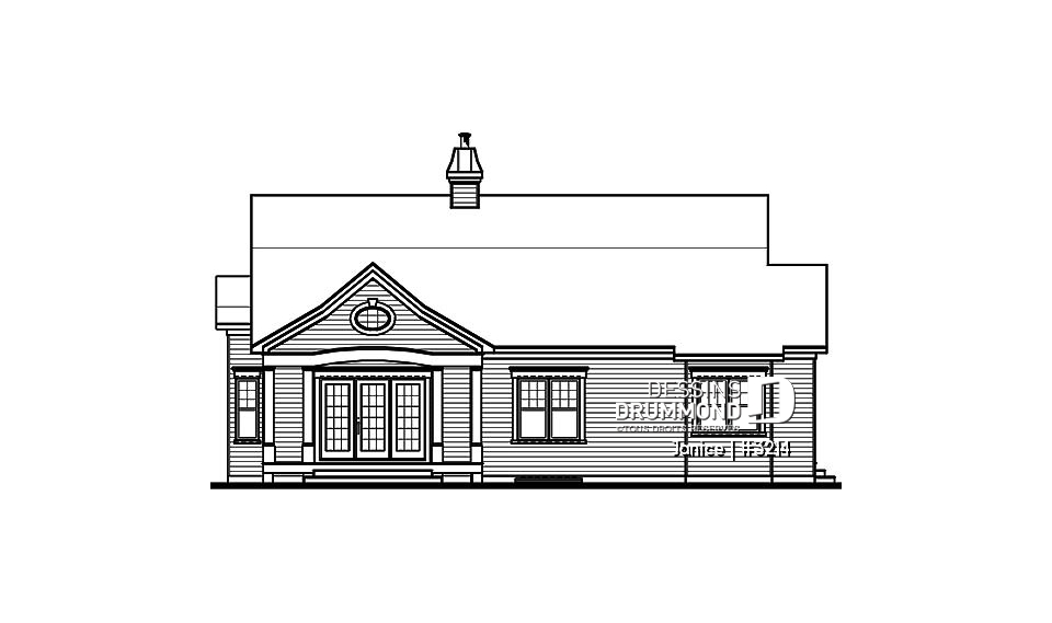 Élévation arrière - Janice