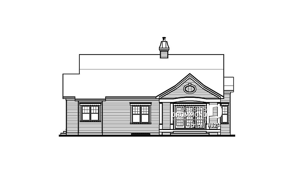 Élévation arrière - Janice