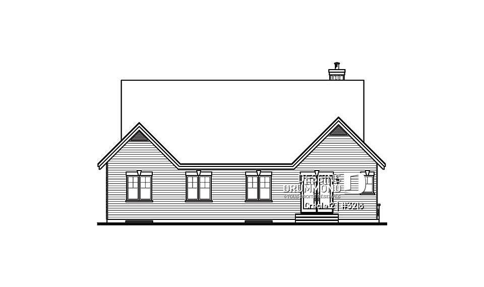 Élévation arrière - Creole 2