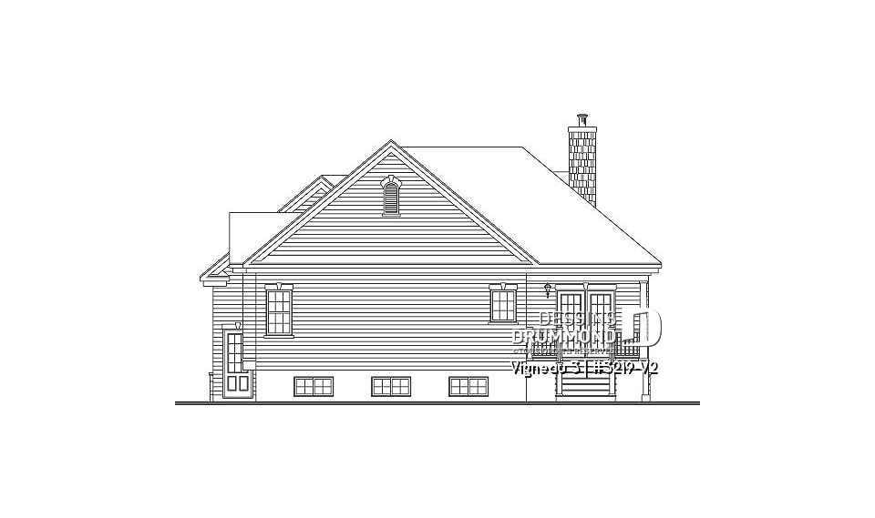 Élévation arrière - Vigneau 3