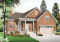 Vue avant - MODÈLE DE BASE - Plan de plain-pied 1 à 3 chambres, garage double, 2 salons, buanderie au premier, superbe chambre des parents - Vigneau 3