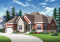 Vue avant - MODÈLE DE BASE - Plan de maison luxueuse Craftsman, garage, grande suite des maîtres, bureau, foyer, cuisine spacieuse - Camrose 3