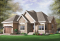 Vue avant - MODÈLE DE BASE - Plan de plain-pied, 2 chambres, superbe salle familiale avec foyer et 2 portes doubles, coin déjeuner, garage - Camrose