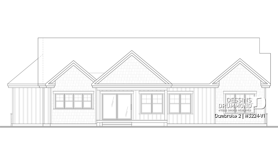 Élévation arrière - Dambroise 2