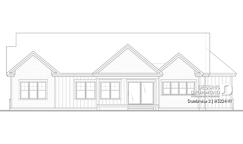 Élévation arrière - Dambroise 2