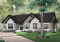 Version couleur no. 3 - Vue avant - Plan de maison plain-pied, 3 à 4 chambres, garage double, plafond 9', bureau, buanderie, superbe cuisine - Dambroise