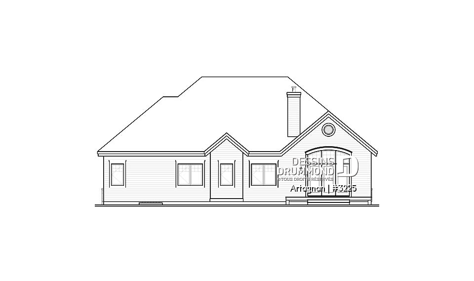 Élévation arrière - Artagnan