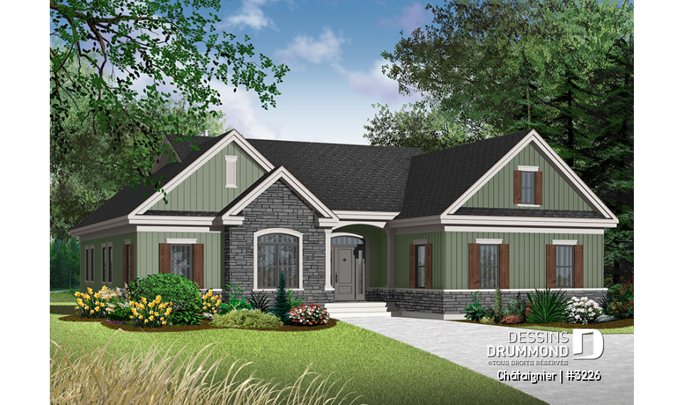 Version couleur no. 7 - Vue avant - Châtaignier