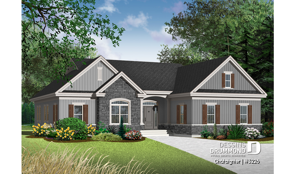 Version couleur no. 9 - Vue avant - Châtaignier