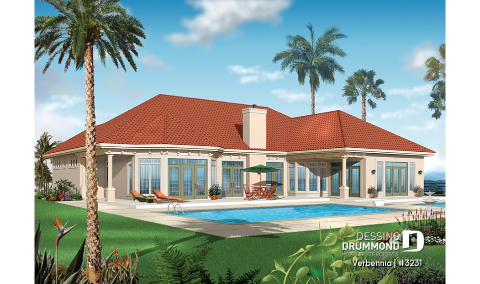 Vue arrière - MODÈLE DE BASE - Verbennia