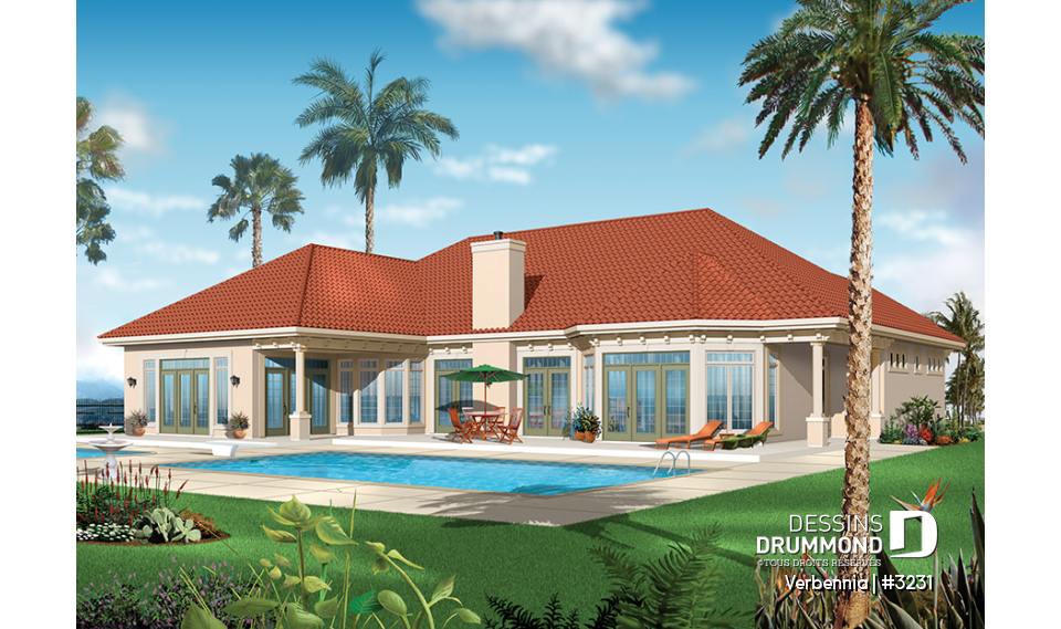 Vue arrière - MODÈLE DE BASE - Verbennia