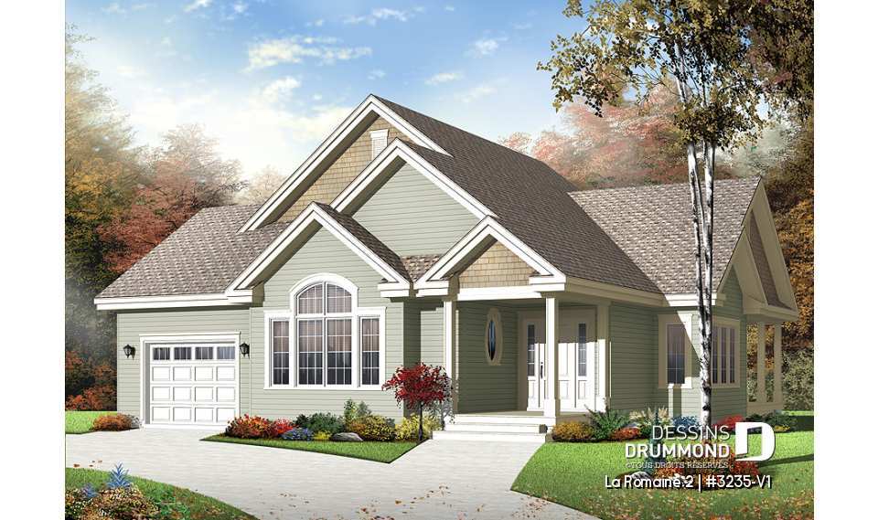 Vue avant - MODÈLE DE BASE - La Romaine 2