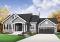 Vue avant - MODÈLE DE BASE - Plain-pied de style Craftsman, espace ouvert, foyer, garage double avec accès maison et sous-sol - Levis 2
