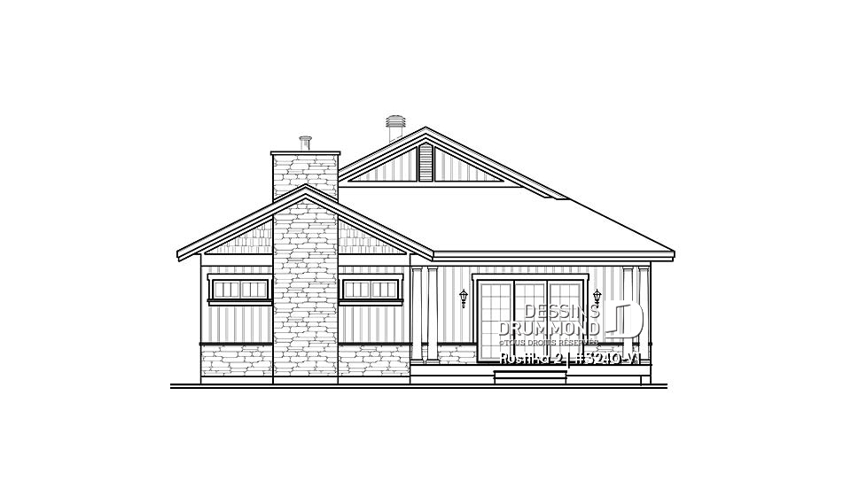 Élévation arrière - Rustika 2