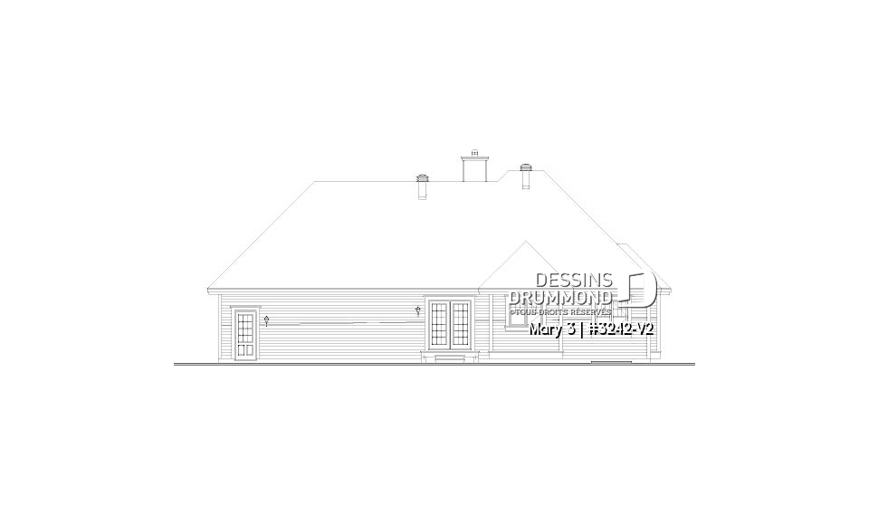 Vue arrière - MODÈLE DE BASE - Mary 3