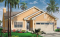 Vue avant - MODÈLE DE BASE - Plain-pied avec garage double, 3 chambre, 3 salles de bain, grande buanderie, foyer, salle à dîner formelle - Lauderdale