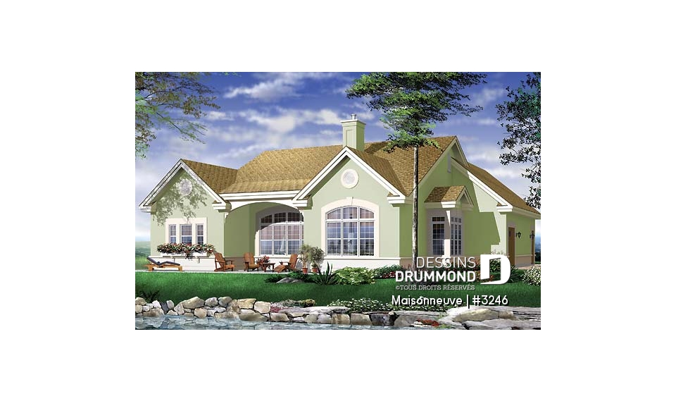 Vue arrière - MODÈLE DE BASE - Maisonneuve