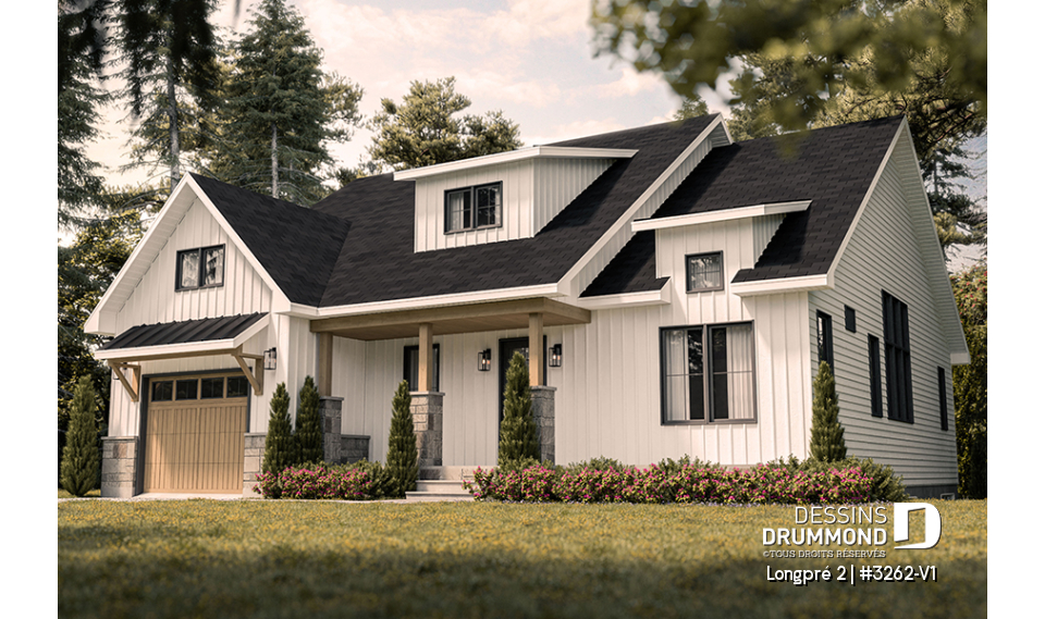 Vue avant - MODÈLE DE BASE - Longpré 2