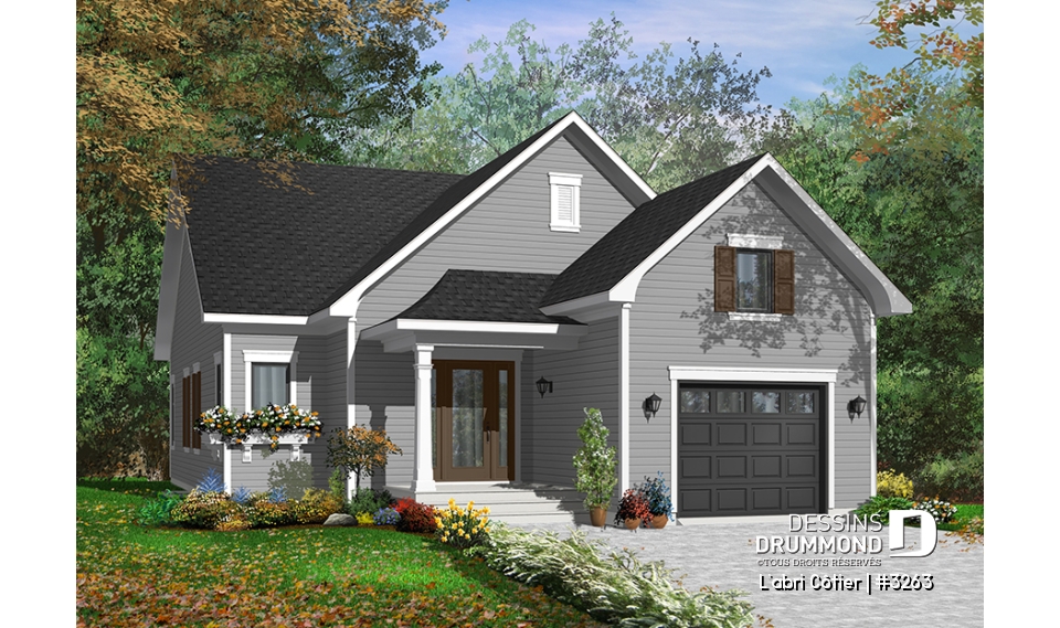 Version couleur no. 1 - Vue avant - L'abri Côtier