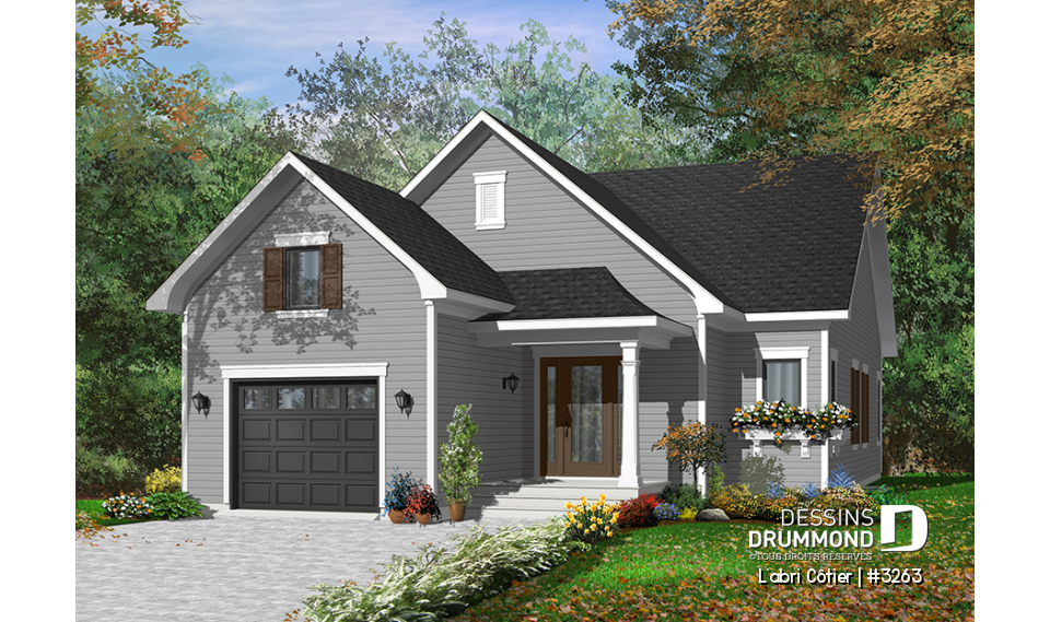 Version couleur no. 1 - Vue avant - L'abri Côtier