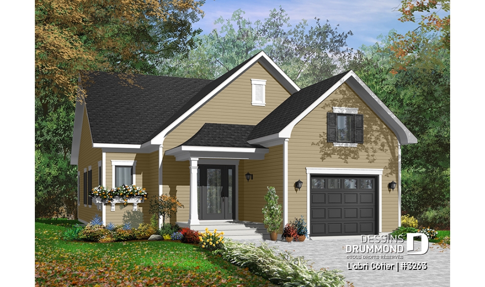 Version couleur no. 3 - Vue avant - L'abri Côtier