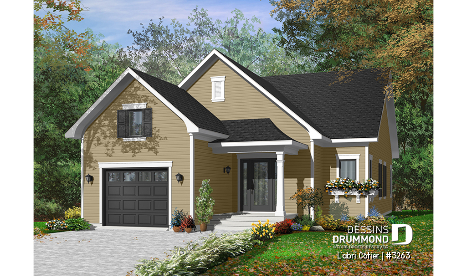 Version couleur no. 3 - Vue avant - L'abri Côtier